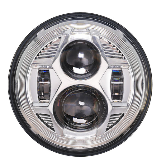 Hydrus 7" LED Headlight - Chrome