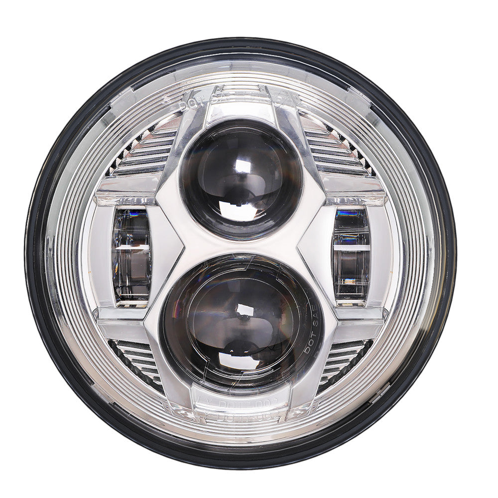 Hydrus 7" LED Headlight - Chrome