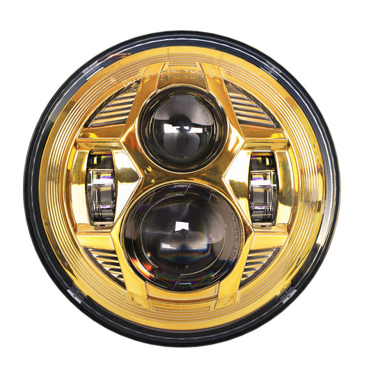 Hydrus 7" LED Headlight - Gold