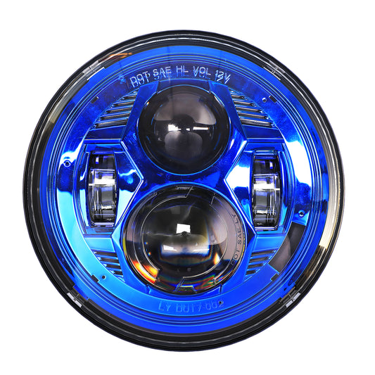 Hydrus 7" LED Headlight - Blue