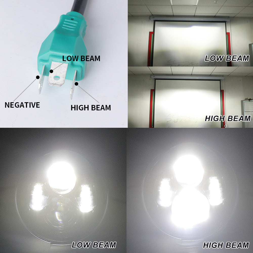 Hydrus 7" LED Headlight - Orange